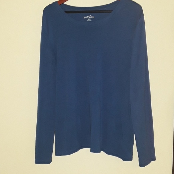 Eddie Bauer SO SOFT..Blue Shirt - Picture 2 of 5